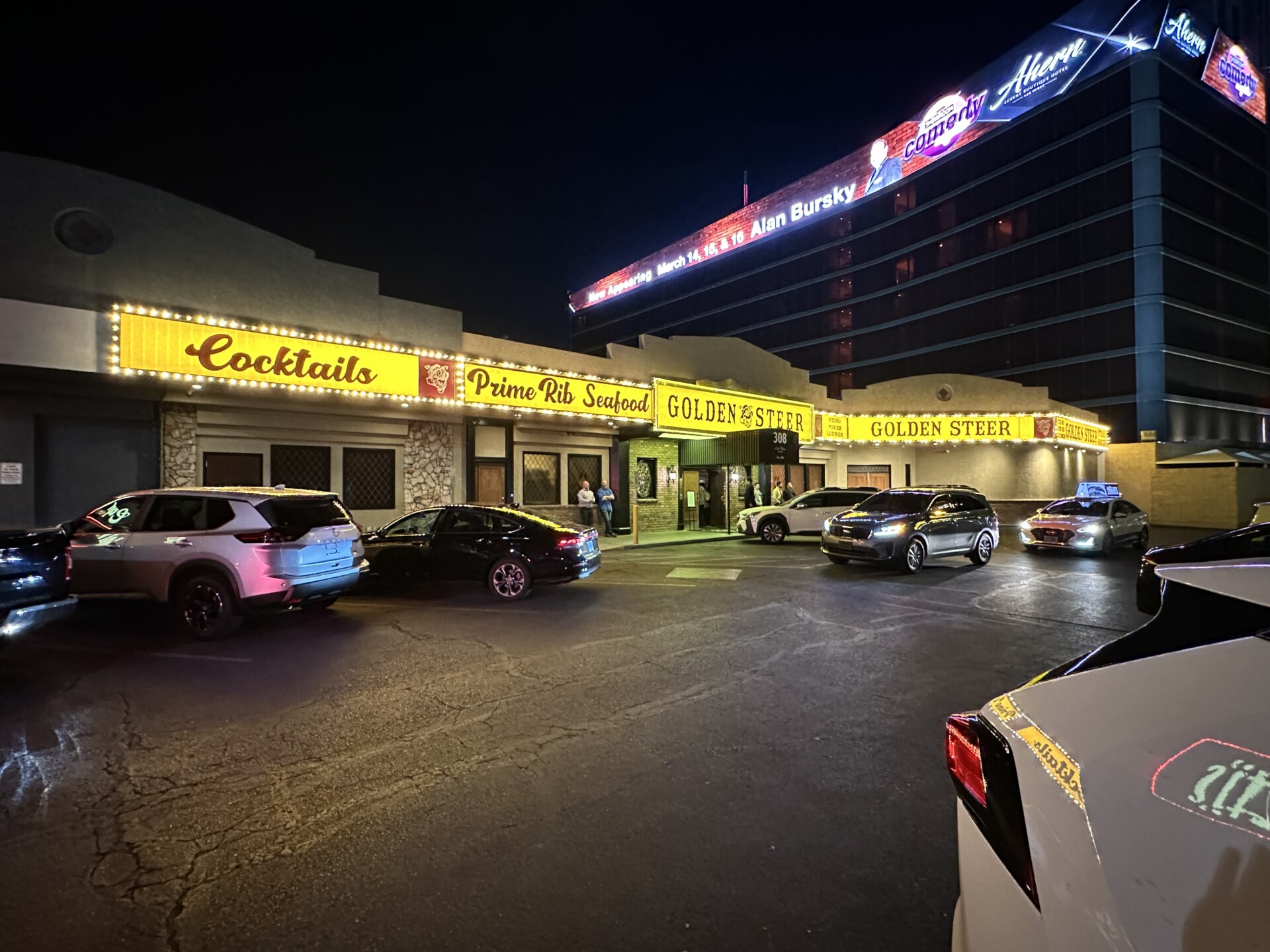 YESCO RESTORES EXTERIOR SIGNAGE AT HISTORIC GOLDEN STEER STEAKHOUSE LAS VEGAS 