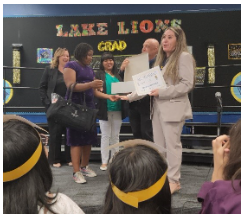 ELEMENTARY SCHOOL STUDENTS RECEIVE FIRST-ANNUAL SAHARA CARES AWARD