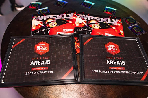 AREA15 NAMED “BEST ATTRACTION” FOR SECOND CONSECUTIVE YEAR