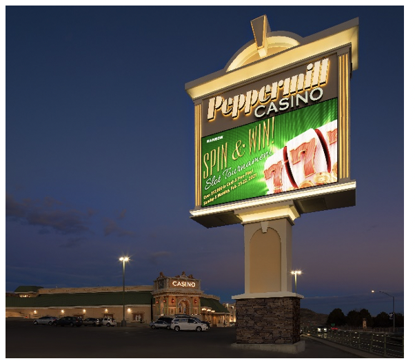 YESCO DESIGNS, FABRICATES & INSTALLS NEW SIGNS AT RAINBOW & PEPPERMILL CASINOS