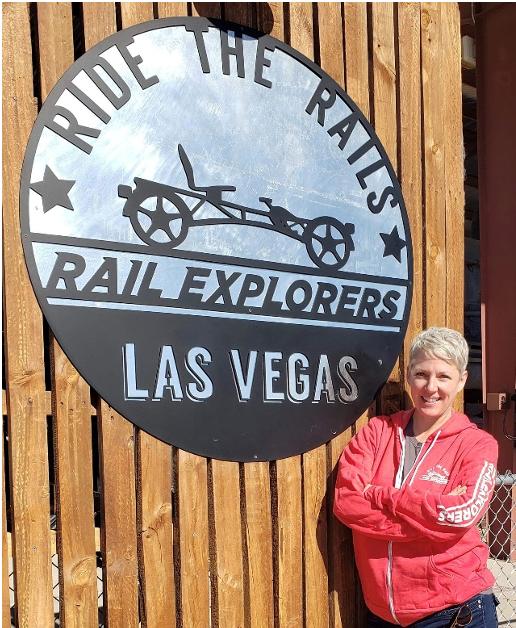 RAIL EXPLORERS LAS VEGAS ANNOUNCES NEW DIVISION MANAGER HEATHER ABEL
