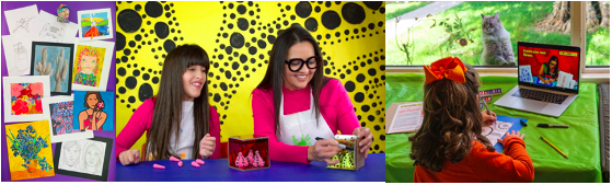 ART CAMP IN A BOX RETURNS WITH LIVE AND PRE-RECORDED VIRTUAL CAMP OPTIONS