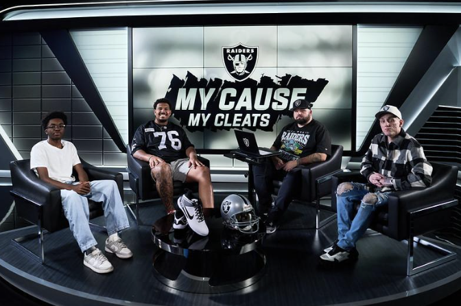 Hope Means Nevada, Las Vegas Raiders Team Up for NFL’S My Cause My Cleats Program
