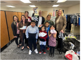 SAHARA LAS VEGAS TEAM SURPRISE ELEMENTARY STUDENTS WITH NEW SHOES