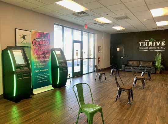 THRIVE LAUNCHES COCOON SELF-SERVICE KIOSKS AT NORTH LAS VEGAS LOCATION
