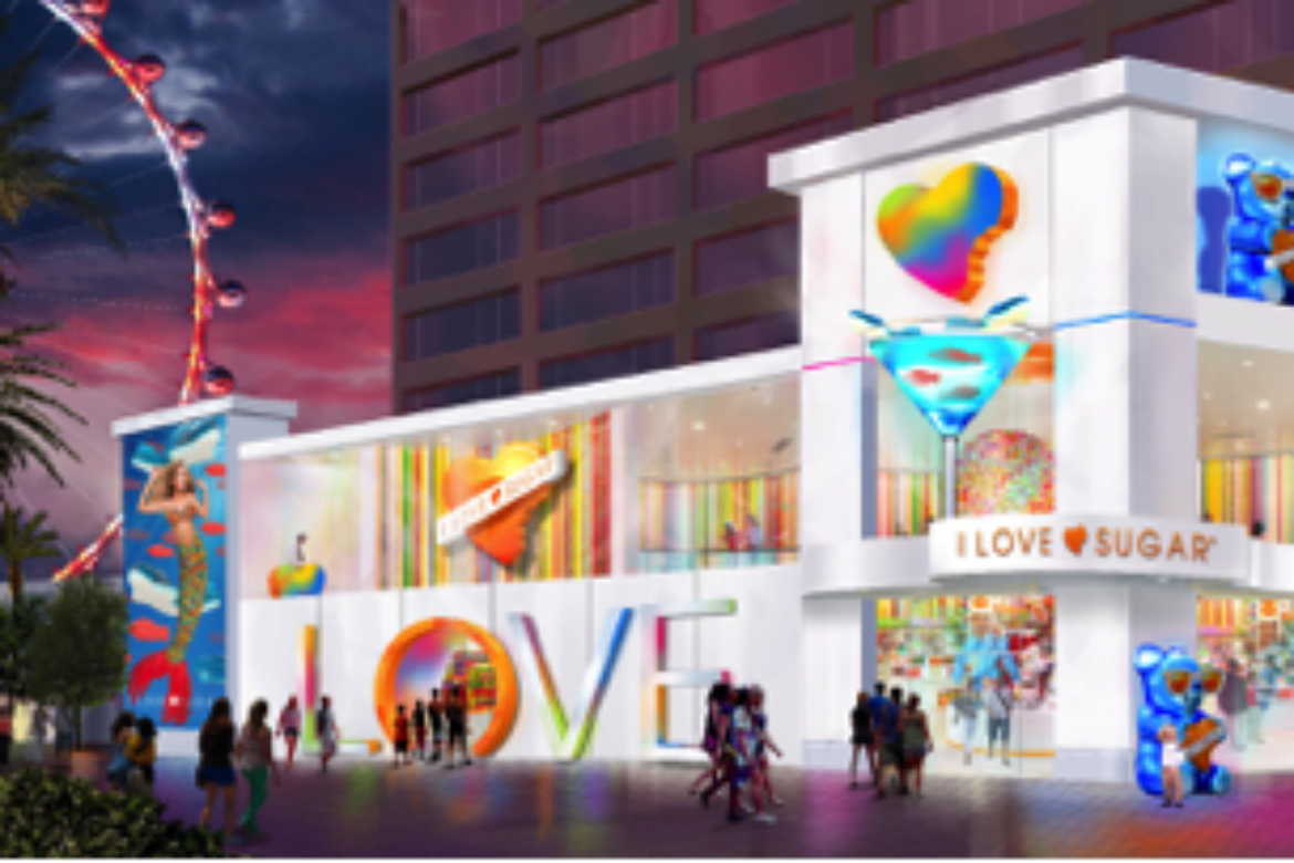THE LINQ PROMENADE WILL WELCOME I LOVE SUGAR, THE WORLD’S LARGEST, MOST EXTRAORDINARY CANDY EXPERIENCE, IN SPRING 2019