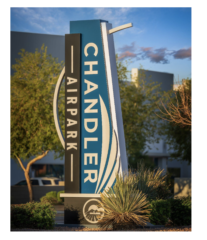 YESCO Completes New Signage For Chandler Airpark In Chandler, Arizona