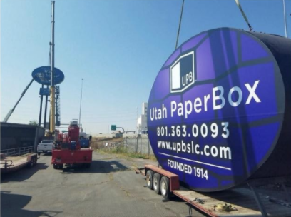 YESCO AND UTAH PAPERBOX JOIN FORCES FOR NEW SIGN INSTALLATION