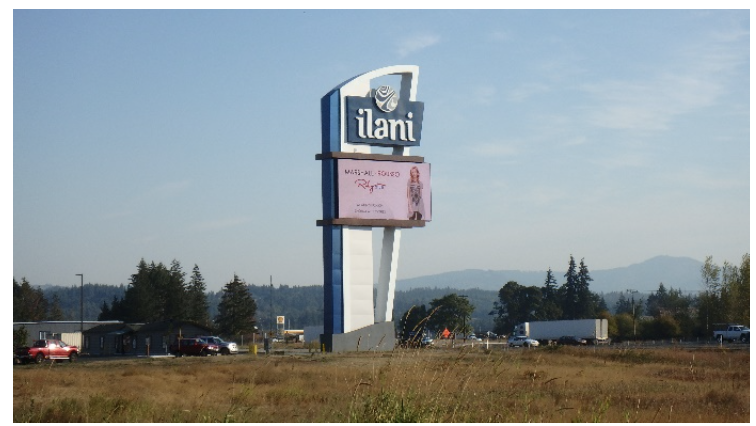 YESCO INSTALLS NEW SIGNS AT  ILANI IN RIDGEFIELD, WASHINGTON