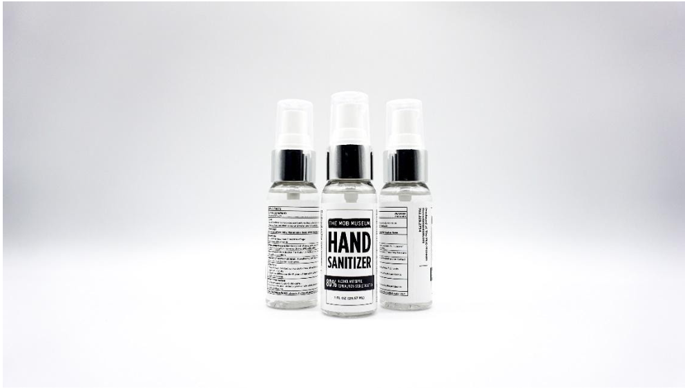 THE MOB MUSEUM ADDS HAND SANITIZER PRODUCTION, DONATED TO LOCAL NON-PROFITS 