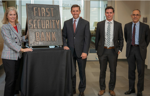 YESCO PRESENTS HISTORIC FIRST SECURITY BANK SIGN TO LISA ECCLES
