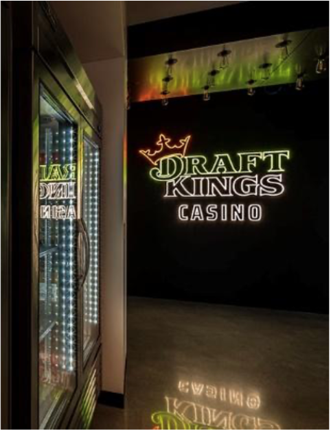 YESCO FABRICATES, INSTALLS DISTINCTIVE SIGNAGE FOR  DRAFTKINGS LAS VEGAS