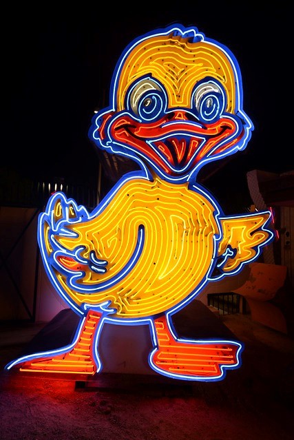 THE UGLY DUCKLING RETURNS TO THE NEON MUSEUM BONEYARD AFTER RESTORATION