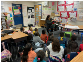 SAHARA LV TEAM READS AT ELEMENTARY SCHOOL DURING NEVADA READING WEEK