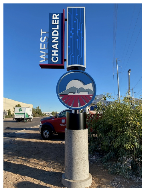 YESCO DESIGNS, FABRICATES AND INSTALLS SIGNS IN CHANDLER, ARIZONA