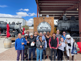 20 BLIND CENTER OF NEVADA MEMBERS RIDE THE RAILS AT RAIL EXPLORERS