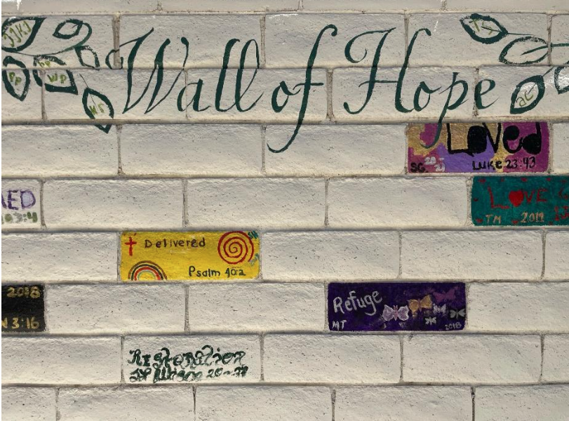 REFUGE FOR WOMEN LAS VEGAS MURAL WALL RECOGNIZES DONORS