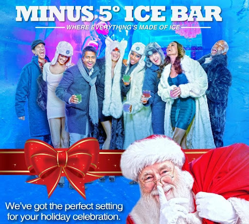 ICEBAR AND MINUS5° ICE EXPERIENCE TAKING GROUP BOOKINGS FOR HOLIDAY PARTIES