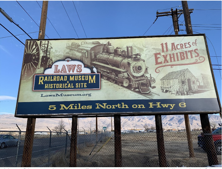 YESCO INSTALLS NEW SIGN AT LAWS RAILROAD MUSEUM & HISTORICAL SITE IN BISHOP
