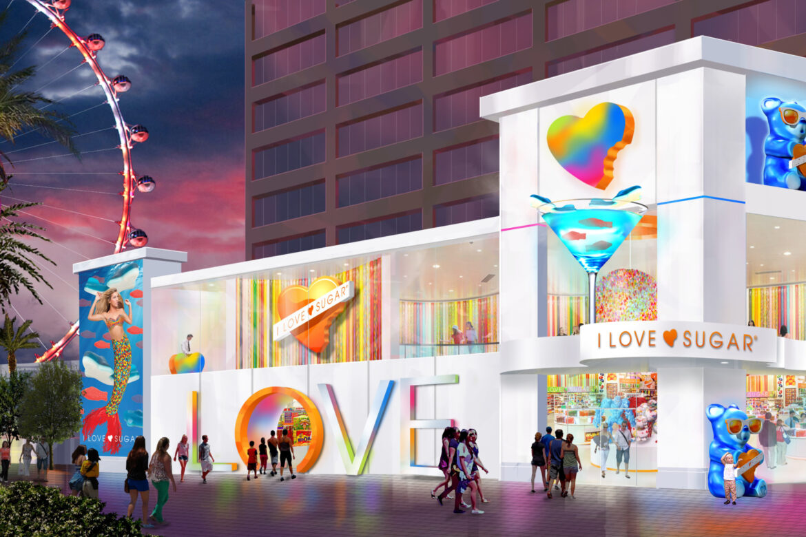 THE LINQ PROMENADE WILL WELCOME I LOVE SUGAR, THE WORLD’S LARGEST, MOST EXTRAORDINARY CANDY EXPERIENCE, IN SPRING 2019