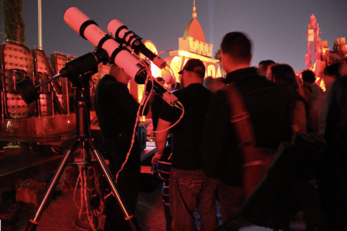 STARS AND STARDUST: SIDEWALK ASTRONOMY AT THE NEON MUSEUM, APRIL 4
