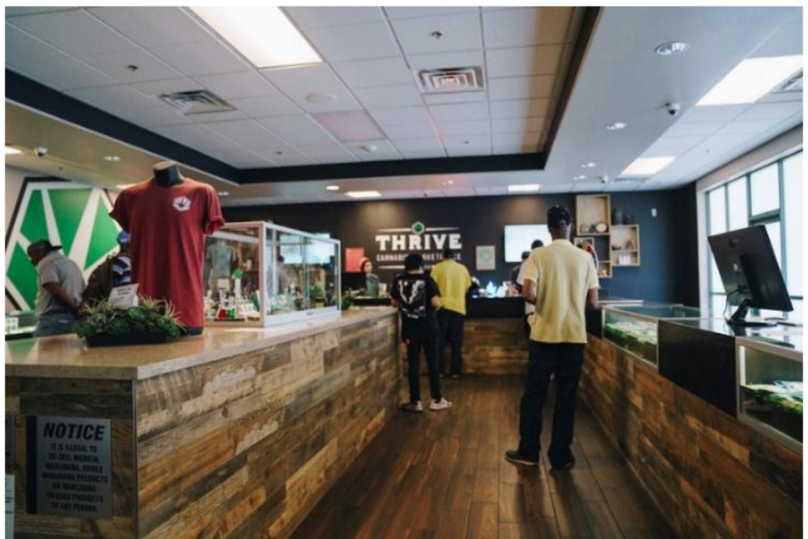 TWO THRIVE CANNABIS MARKETPLACE LOCATIONS REOPEN