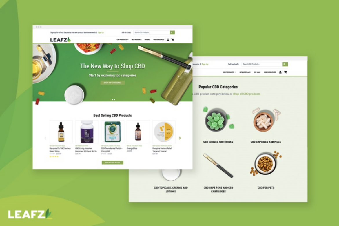 INTRODUCING LEAFZ: ONLINE CBD, HEMP, MARKET CONNECTS SELLERS TO CONSUMERS