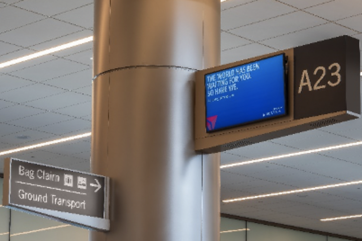 YESCO COMPLETES MORE THAN 4,200 SIGNS AT THE SALT LAKE CITY AIRPORT