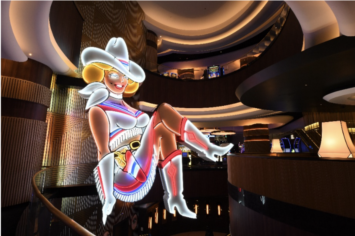 YESCO RESTORES VEGAS VICKIE SIGN, CENTERPIECE OF CIRCA RESORT & CASINO