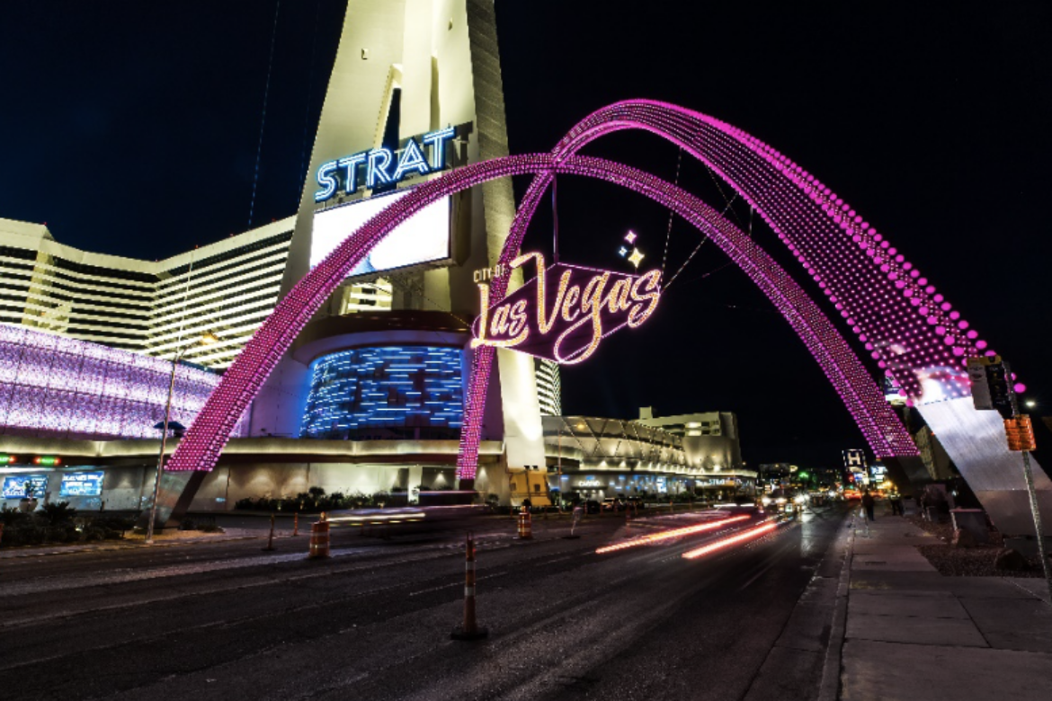 CITY OF LAS VEGAS’ NEW GATEWAY ARCHES WILL BE ILLUMINATED TONIGHT