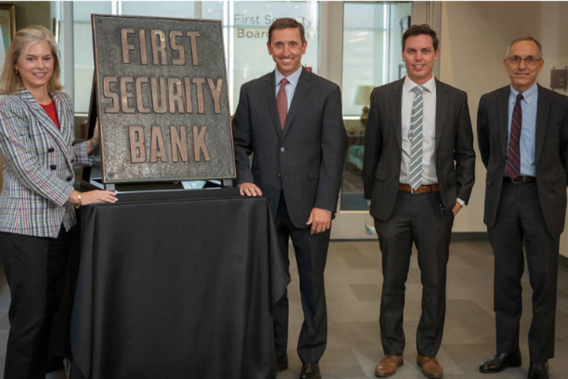 YESCO PRESENTS HISTORIC FIRST SECURITY BANK SIGN TO LISA ECCLES