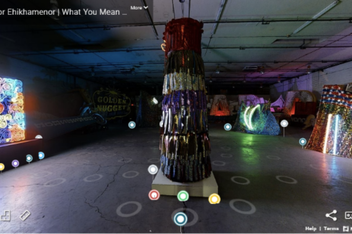 TAKE A 360-DEGREE VIRTUAL TOUR OF NEW EXHIBITION BY VICTOR EHIKHAMENOR