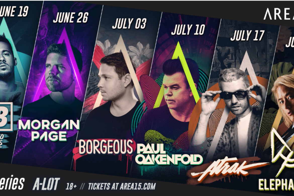 AREA15 ANNOUNCES “A SERIES”: A LIVE MUSIC SERIES OUTDOORS IN A-LOT BEGINNING JUNE 19