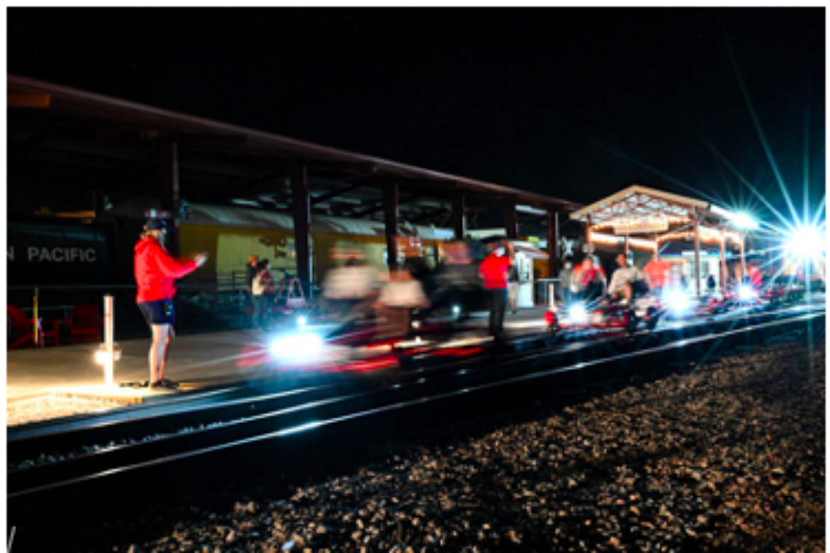 RAIL EXPLORERS LAS VEGAS KICKS OFF NEON LIGHTS NIGHT TOUR JULY 2