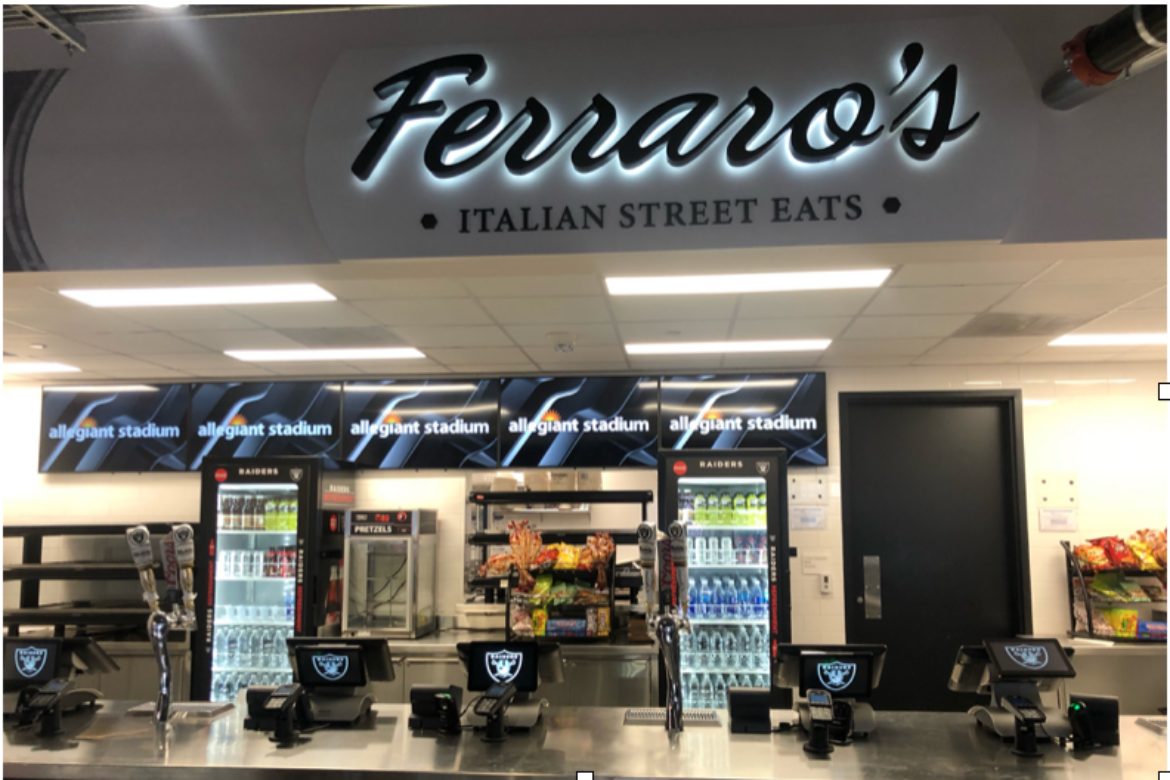 FERRARO’S ITALIAN STREET EATS NOW OPEN AT ALLEGIANT STADIUM IN LAS VEGAS