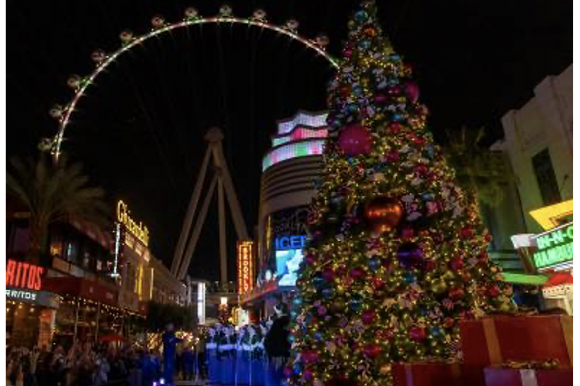 THE LINQ PROMENADE AND FLAMINGO LAS VEGAS TRANSFORM INTO HOLIDAY DESTINATION