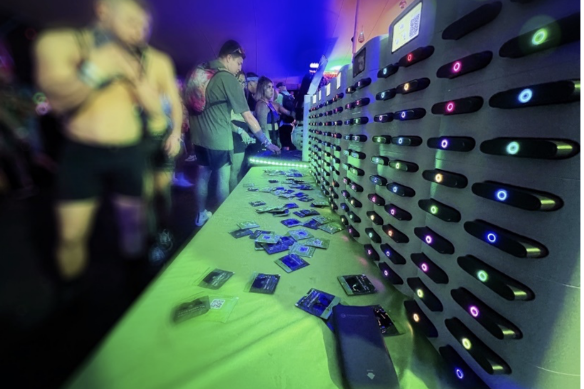 CHARGERGOGO,  PORTABLE PHONE CHARGING NETWORK, POWERS UP EDC