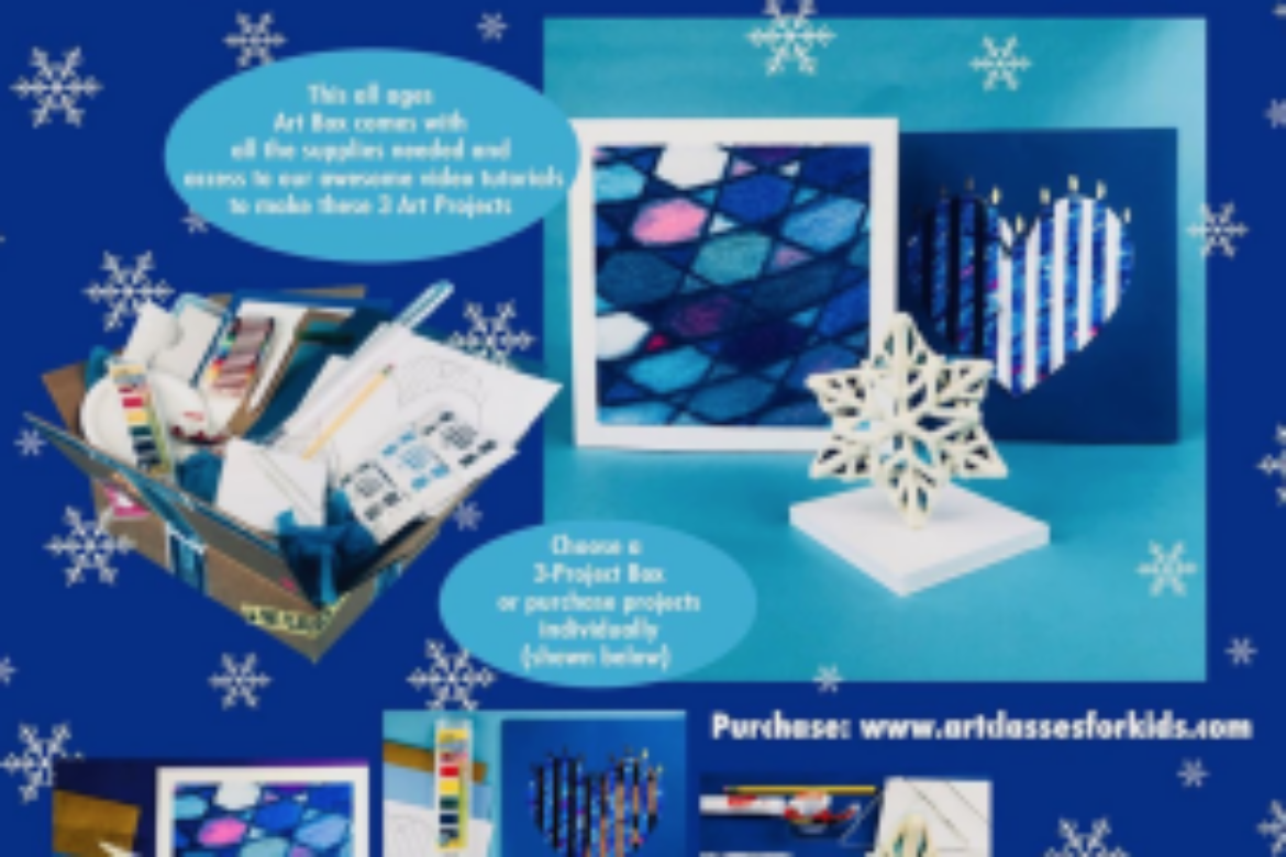 HANUKKAH AND WINTER ART BOXES FOR KIDS: PROJECTS, SUPPLIES, TUTORIALS