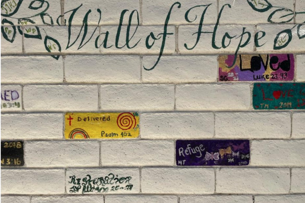 REFUGE FOR WOMEN LAS VEGAS MURAL WALL RECOGNIZES DONORS