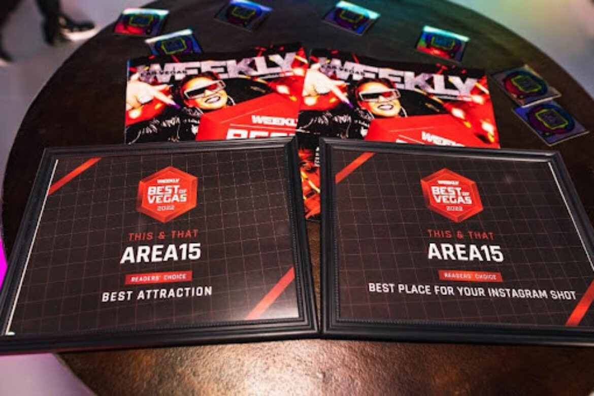 AREA15 NAMED “BEST ATTRACTION” FOR SECOND CONSECUTIVE YEAR