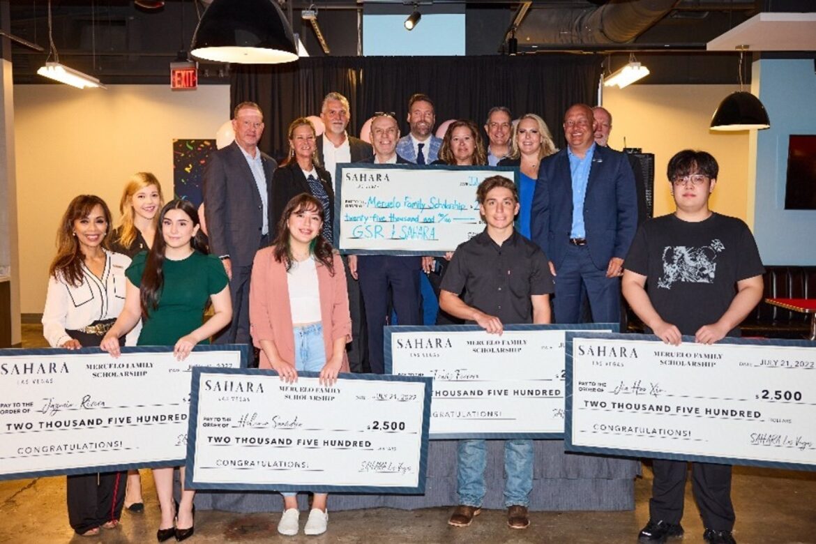 SAHARA LAS VEGAS HOSTS MERUELO FAMILY SCHOLARSHIP AWARD PRESENTATION