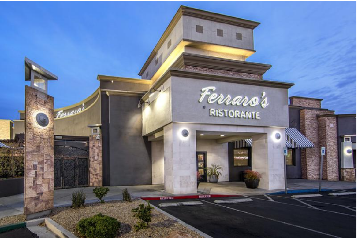 FERRARO’S RISTORANTE AWARDED WITH TOP WINE LIST RATING BY GAMBERO ROSSO