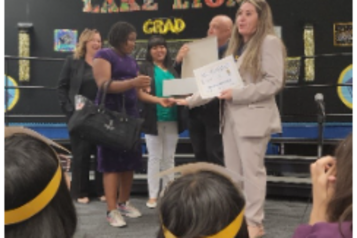 ELEMENTARY SCHOOL STUDENTS RECEIVE FIRST-ANNUAL SAHARA CARES AWARD