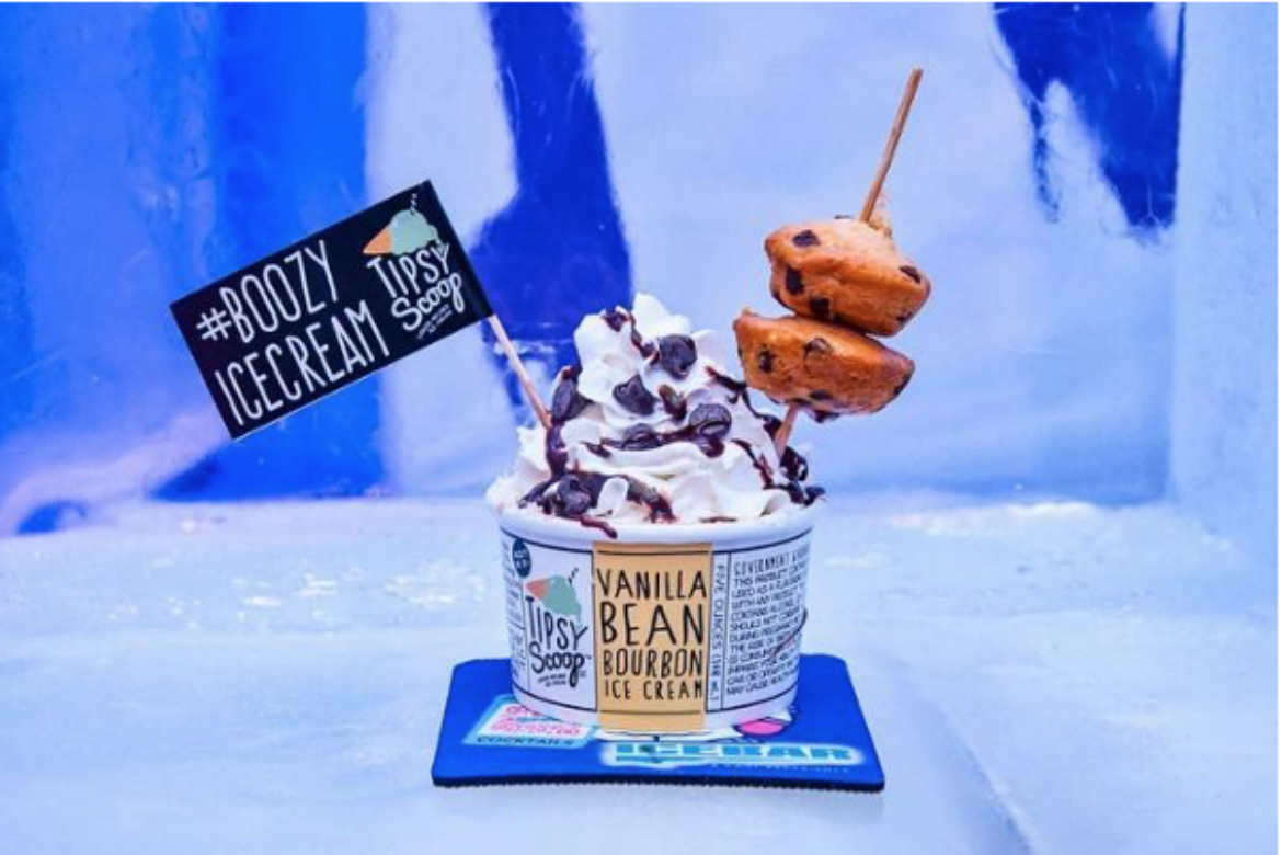 MINUS5º ICEBAR ADDS BOOZE-INFUSED TIPSY SCOOP ICE CREAM  TO FRESH & COOL BAR