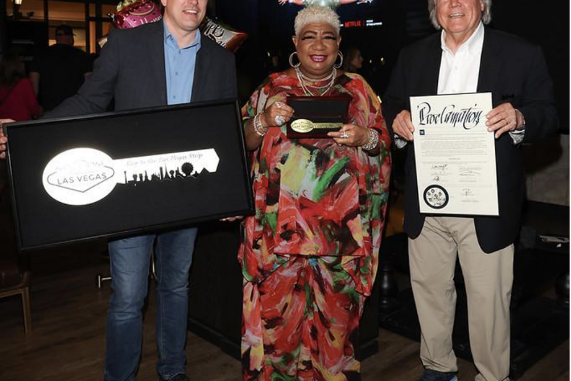 PHOTOS, VIDEO AVAILABLE: STAND-UP COMEDIAN, ACTRESS LUENELL RECEIVED KEY TO LAS VEGAS STRIP