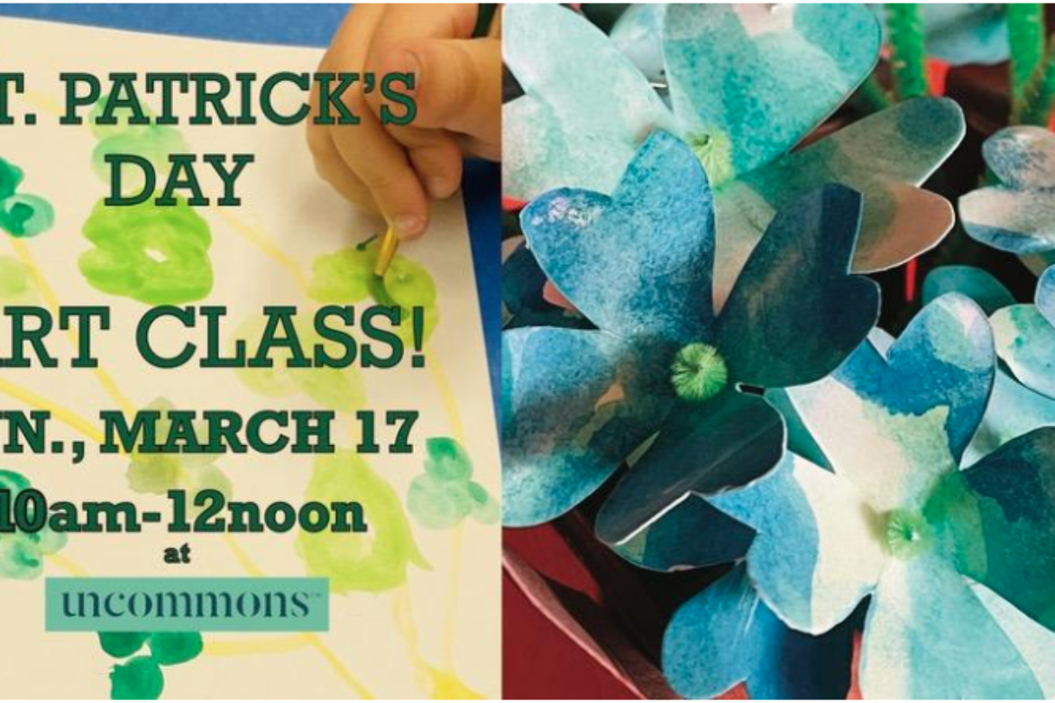 ART CLASSES FOR KIDS ANNOUNCES ST. PATRICK’S DAY ART CLASS IN LAS VEGAS