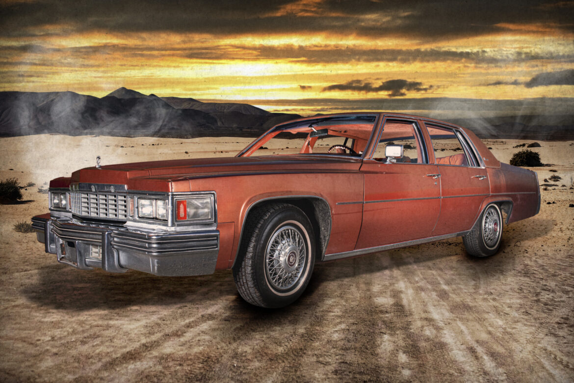 WIN 1977 CADILLAC DEVILLE DRIVEN BY BRYAN CRANSTON IN “BREAKING BAD” FROM THE MOB MUSEUM 