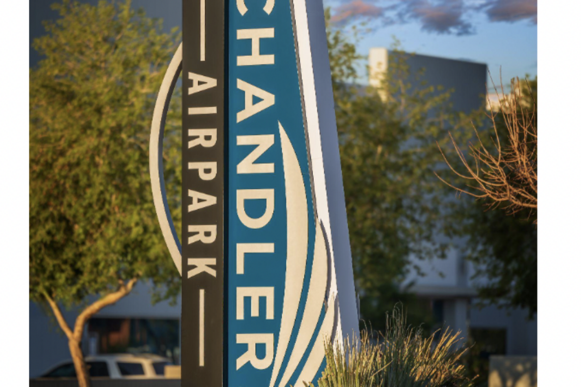 YESCO Completes New Signage For Chandler Airpark In Chandler, Arizona