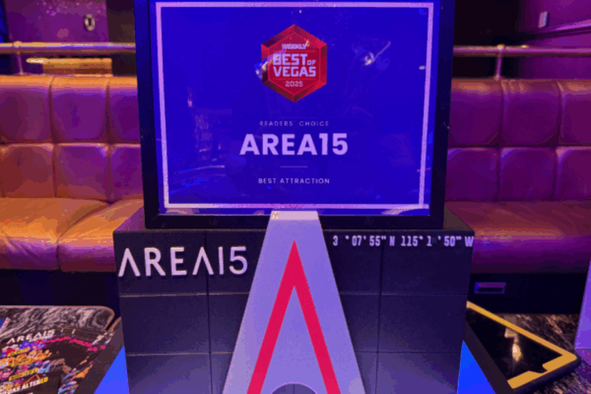 AREA15 Named “Best Attraction” in Best of Vegas Awards