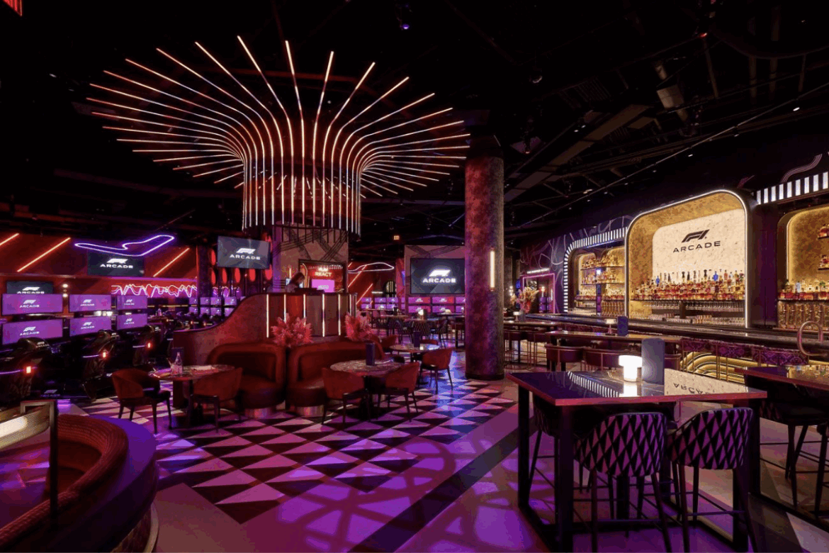 F1® Arcade Las Vegas Now Open at The Forum Shops at Caesars Palace